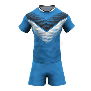 Tenue de rugby professionnelle, ensemble maillot et short de rugby à séchage rapide, uniforme de rugby sublimé - Product Image 5
