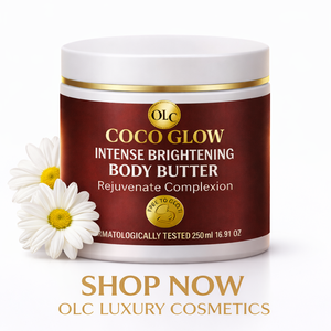Manteca Corporal Aclarante Intensa OLC Coco Glow 250ml, Alfa Arbutina, Ácido Kójico, Vitamina C - Product Image 4