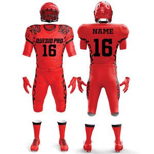 Uniformes de Fútbol Americano con Impresión Personalizada, Ligeros, Transpirables, de Secado Rápido, Unisex, Ropa Deportiva para Exteriores, Uniformes Sublimados - Product Image 1