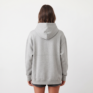 Fashion Oversized <b>Hoodie</b> for Women Drop Shoulder Cotton Sweatshirt Custom Logo Apparel Sweatshirt <b>Workout</b> Sports Oversized - Product Image 1