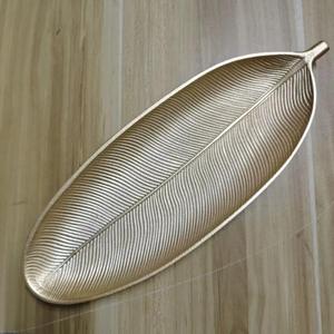 Metal Crafts Decorative Snacks Cookie Nuts Display <b>Tray</b> Oval Shape With Pedestal Base Table Decoration for Home Party use - Product Image 5