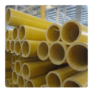 ท่อไฟเบอร์กลาสแบบกลวง FRP ป้องกันการกัดกร่อน ขนาดเส้นผ่านศูนย์กลางตามสั่ง - Product Image 1