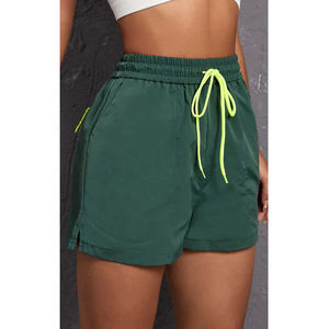 Women's Summer High Waist Sublimation Printed Running Shorts <b>Tummy</b> <b>Control</b> Sweat-wicking Gym women's shorts - Product Image 3