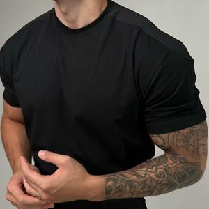 T-shirt de compression pour homme, coupe ajustée, performance athlétique, manches courtes, couche de base pour l'entraînement, vêtement de sport pour la gym - Product Image 5