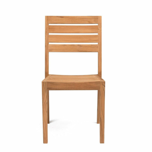 Ensemble de chaises de salle à manger en teck, structure en bois, pour la maison, l'extérieur et le jardin - Product Image 3