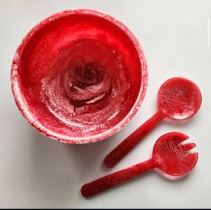 Resin Bowl with Eco-Friendly & Handmade <b>Freezer</b> Safe for Contemporary Home Decor HASAN CRAFT HC-0001 - Product Image 1