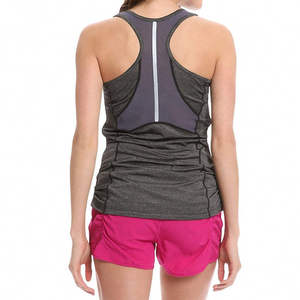 Custom Women Knitted Tank <b>Top</b> Front Quick Dry Breathable Gym Yoga Running Training Tank <b>Top</b> - Product Image 2