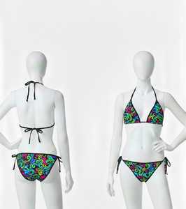 Bikini Premium de Spandex con Estampado Sublimado y Relleno Extraíble - Product Image 1