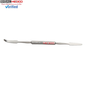 Dissecteur à double extrémité à bout arrondi 190 mm, écarteur périostal à double extrémité, grattoir osseux chirurgical en acier inoxydable, orthopédique, dentaire - Product Image 4