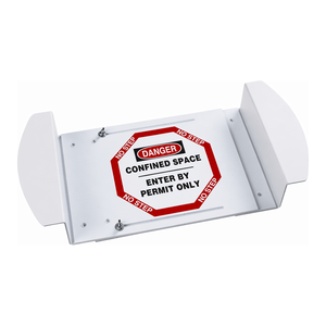 Señal de Prohibido Acceso a Espacios Confinados Brady, para Seguridad Industrial, en PVC o Acero - Product Image 2