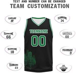 Maillots de basket-ball unisexes personnalisés en gros, haute qualité, 100% polyester respirant, vêtements de sport, uniformes d'équipe, y compris le maillot - Product Image 4