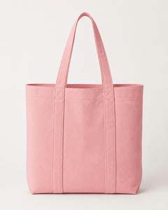 Factory Direct Top Seller Cheap Price Custom Own Logo Big Capacity <b>Medium</b> <b>Size</b> Canvas Shopping Tote <b>Bag</b> - Product Image 3