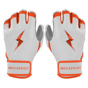 Guantes de béisbol de cuero Chrome Series Bruce Bolt con correas cortas, transpirables, antideslizantes, ambidiestros, al por mayor - Product Image 1