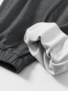 Custom ODM Men Casual Loose Fit Sweatpants Drawstring Waist Cuffed <b>Joggers</b> - Product Image 2