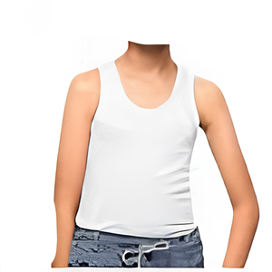 Débardeurs pour femmes, enfants et jeunes, sans manches, décontractés, pour l'école et l'extérieur, en polaire matelassée légère, 100% coton jersey, logo personnalisé OEM ODM - Product Image 2