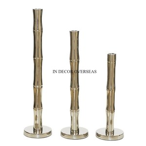 Ensembles de bougeoirs de luxe en bois et marbre blanc de qualité supérieure pour la décoration de table à la maison et à l'hôtel - Product Image 3