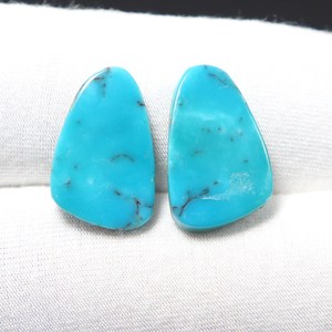 Turquesa Natural Sleeping Beauty Arizona, Par de Gemas Sueltas con Corte Elegante para Joyería - Product Image 2