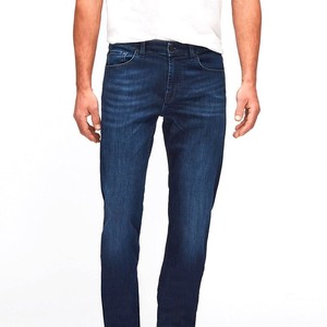Jeans de Mezclilla para Hombre, Tallas Grandes, Cómodos, Lavados, Diseño Personalizado, a la Moda, Ajustados, Rectos, Casuales - Product Image 2