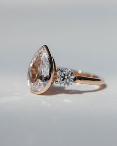 IGI/GIA Lab Grown Cut Diamond Vintage 14k jaune mariage/bague de fiançailles unisexe or blanc fin pour anniversaire fête-digne - Product Image 3