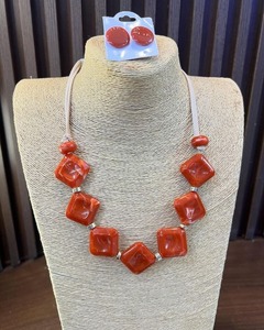 Collar de Moda con Cuentas de Resina Personalizado Unisex para Fiesta, Novedad 2025, Joyería Hecha a Mano - Product Image 3