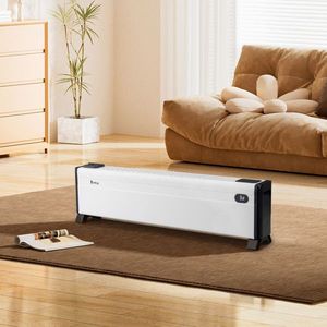 Calentador Eléctrico de Zócalo de 32 Pulgadas con 1500W, 3 Ajustes de Calor, Control Remoto, 12H, Humidificador Incorporado, Calentador de Espacio de 32 Pulgadas - Product Image 6