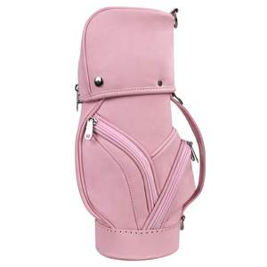 Bolsa de Vino de Golf Mini de Cuero Genuino, Impermeable, Portátil y Ecológica para Mujer, con Cierre de Cremallera y Correa para el Hombro, Nueva Llegada - Product Image 1