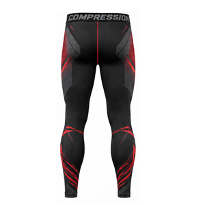 <b>Men</b> <b>Compression</b> Pants Breathable Quick Dry Sports <b>Leggings</b> High Stretch Gym Running Workout Fitness Tights Custom Supplier - Product Image 2