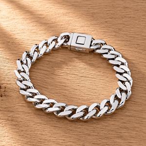 Pulsera de tenis estilo cubano con diamantes cultivados en laboratorio de corte redondo, estilo hip-hop, oro macizo de 10K, 14K, 18K, para uso diario, fiestas y bodas - Product Image 5