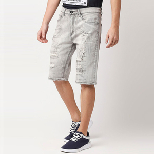 Shorts en jean pour hommes sur mesure, OEM ODM, haute qualité, prix d'usine, commandes en gros, vêtements décontractés confortables, fabricant - Product Image 3