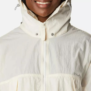 Chaqueta Cortavientos Personalizada, Material Poliéster/Algodón, Ligera, Impermeable, de Secado Rápido, Transpirable, con Capucha, Impresión de Logotipo Personalizado - Product Image 4