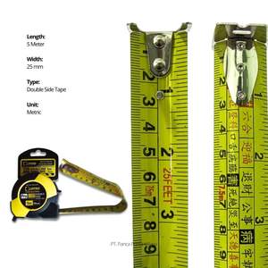Cinta Métrica Enrollable de Alta Calidad de 5m, Doble Cara, Hoja de Acero de 25mm, Duradera para Construcción, Taller y Uso Doméstico - Product Image 4