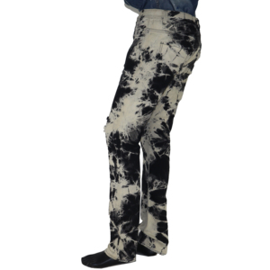 Men's Tie Dye Straight Fit Jeans Midweight Cotton Casual <b>Summer</b> Wear Bleach Stone Wash Button Fly Mens Tie Dye <b>Pants</b> OEM 2026 - Product Image 5