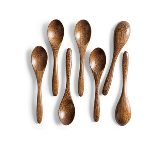 Handmade Natural Coconut Wooden Honey <b>Spoons</b> <b>Small</b> <b>Spoon</b> for Tea, Coffee, Ice Cream Wholesale Price from Vietnam - Product Image 1