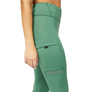 Vente en gros de leggings 100% coton pour femmes dernier pantalon de yoga tricoté respirant avec taille élastique et logo personnalisé décontracté - Product Image 5