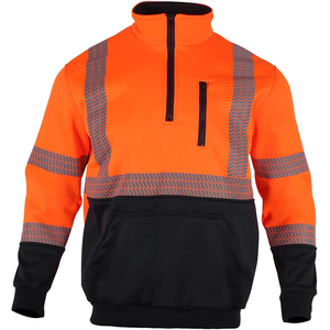 Professional Wholesale Customized Premium Quality <b>Winter</b> Zipper <b>Waterproof</b> Reflective High Visibility Safety <b>Jacket</b> for - Product Image 4