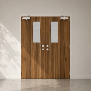 Puerta Cortafuego de Madera de Alta Demanda para Proyectos Gubernamentales, Infraestructura Pública y Edificios Institucionales, Disponible para la Venta - Product Image 1
