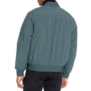 Blouson Bomber Décontracté Coupe-Vent pour Homme – Vente en Gros, Logo Personnalisé, Blouson d'Hiver Chaud pour l'Extérieur, Fabricant de Vêtements OEM ODM - Product Image 2