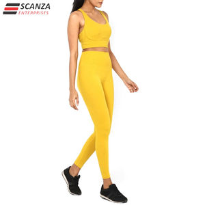 Women's High <b>Waist</b> Seamless Fitness <b>Shorts</b> Gym Activewear Sets <b>Low</b> Price Yoga Exercise Wear Solid Pattern Plus Size Quick Dry - Product Image 3