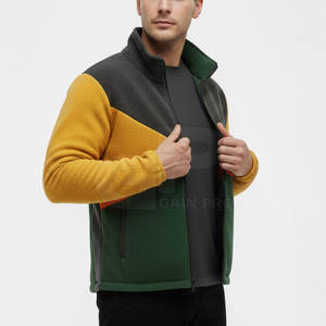 Veste en sherpa pour homme, style décontracté, tissu doux, idéale pour les tenues décontractées, le style urbain, les voyages et les superpositions quotidiennes. - Product Image 5