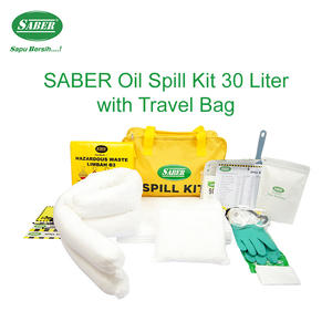 Kit Compacto de 30L para Derrames de Aceite y Combustible con Bolsa de Transporte – Kit de Limpieza de Derrames de Respuesta Rápida - Product Image 2