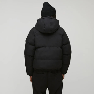 Veste d'hiver pour homme, design OEM, haute qualité, capuche à bulles, fermeture éclair décontractée, streetwear personnalisé, veste matelassée pour homme, élégante - Product Image 2