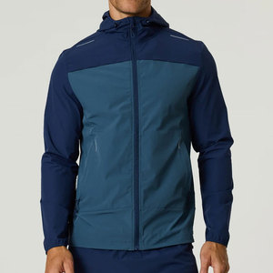 Custom Design Windbreaker <b>Jacket</b> Mens Sets Lightweight Rear Ventilation Panels <b>Reflective</b> Sportswear Tracksuits for Men - Product Image 5