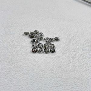 ควอตซ์รูไทเลตสีดำธรรมชาติ 4 มม. ทรงกลมเจียระไนแบบเหลี่ยมเพชร ขายดี สำหรับทำเครื่องประดับ ผู้จัดจำหน่าย - Product Image 5