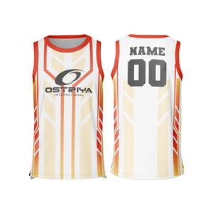 Low MOQ Customized Team Name <b>Heat</b>-Transfer Basketball Jersey Sleeveless Plus Size Front Logo Summer for Unisex - Product Image 1