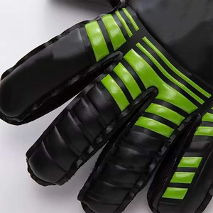 Guantes de Portero de Cuero Transpirables de Diseño Personalizado, Color Negro, Protección para los Dedos, Gruesos, para Fútbol Soccer, Adultos - Product Image 5