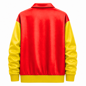 Chaqueta cortavientos personalizada NSPDK Sorority con logo bordado en azul y dorado, estilo casual para mujer con forro de poliéster. - Product Image 3