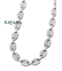 Lab Grown Diamond Cuban <b>Chain</b> Necklace S925 Silver 18k Gold Plated Rhodium Plated Micro Pave Link <b>Chain</b> Unisex Hip Hop Gift - Product Image 2