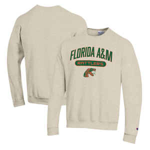 เสื้อสเวตเชิ้ต Florida A&M Rattlers คอกลม HBCU ผ้าฝ้ายฟลีซ แขนยาว สกรีนโลโก้ได้ 男女兼用 - Product Image 1