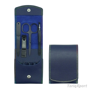 Kit de soin des ongles professionnel de haute qualité 7 en 1, classique et luxueux, étiquette privée, kit de manucure en acier inoxydable, étui avec logo personnalisé - Product Image 6