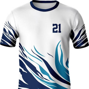 Conjunto de Uniforme de Fútbol de Manga Corta 100% Algodón Unisex para Adultos - Product Image 1